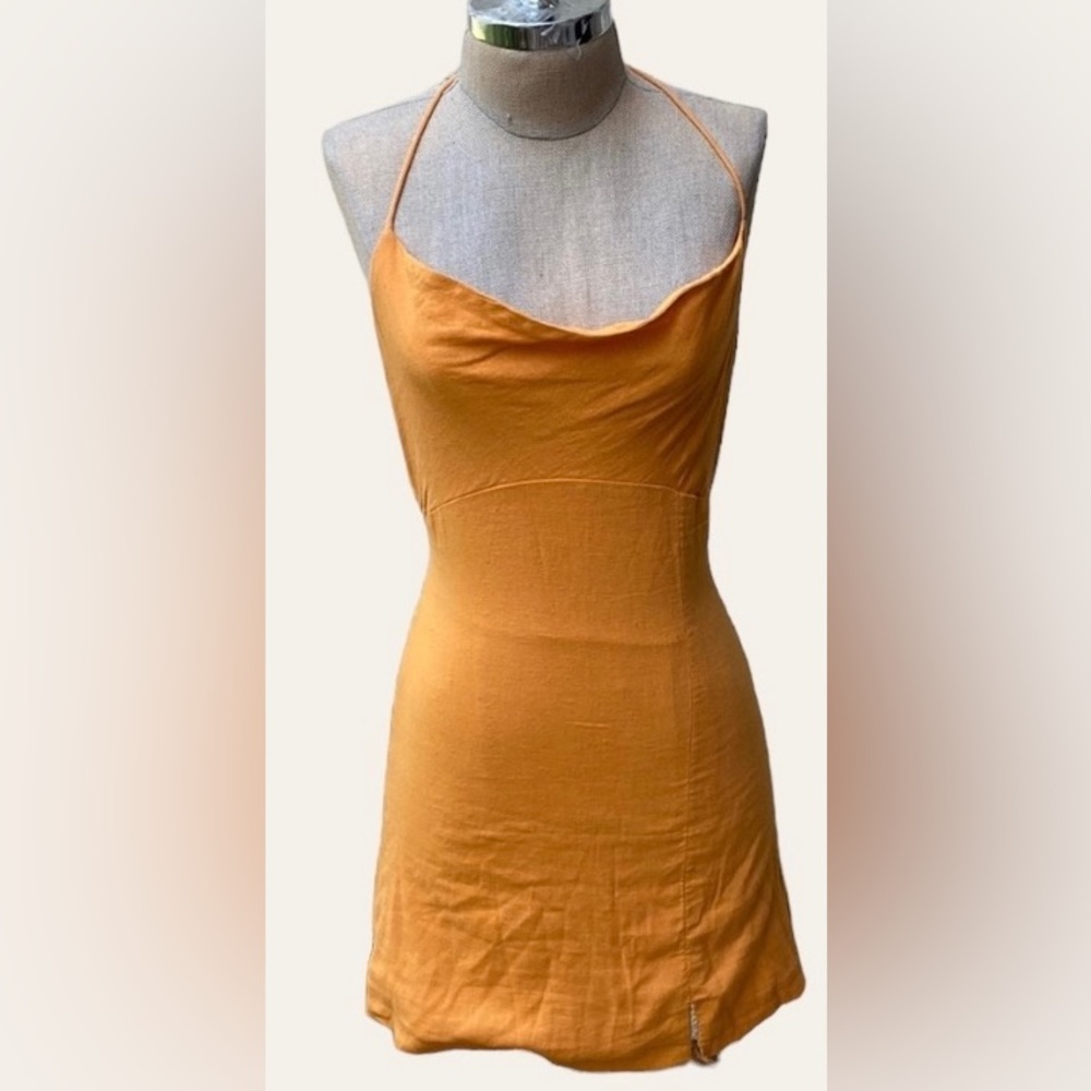 Free People from Bloomingdale’s adorable mini dress with great back and tassels - Picture 2 of 13